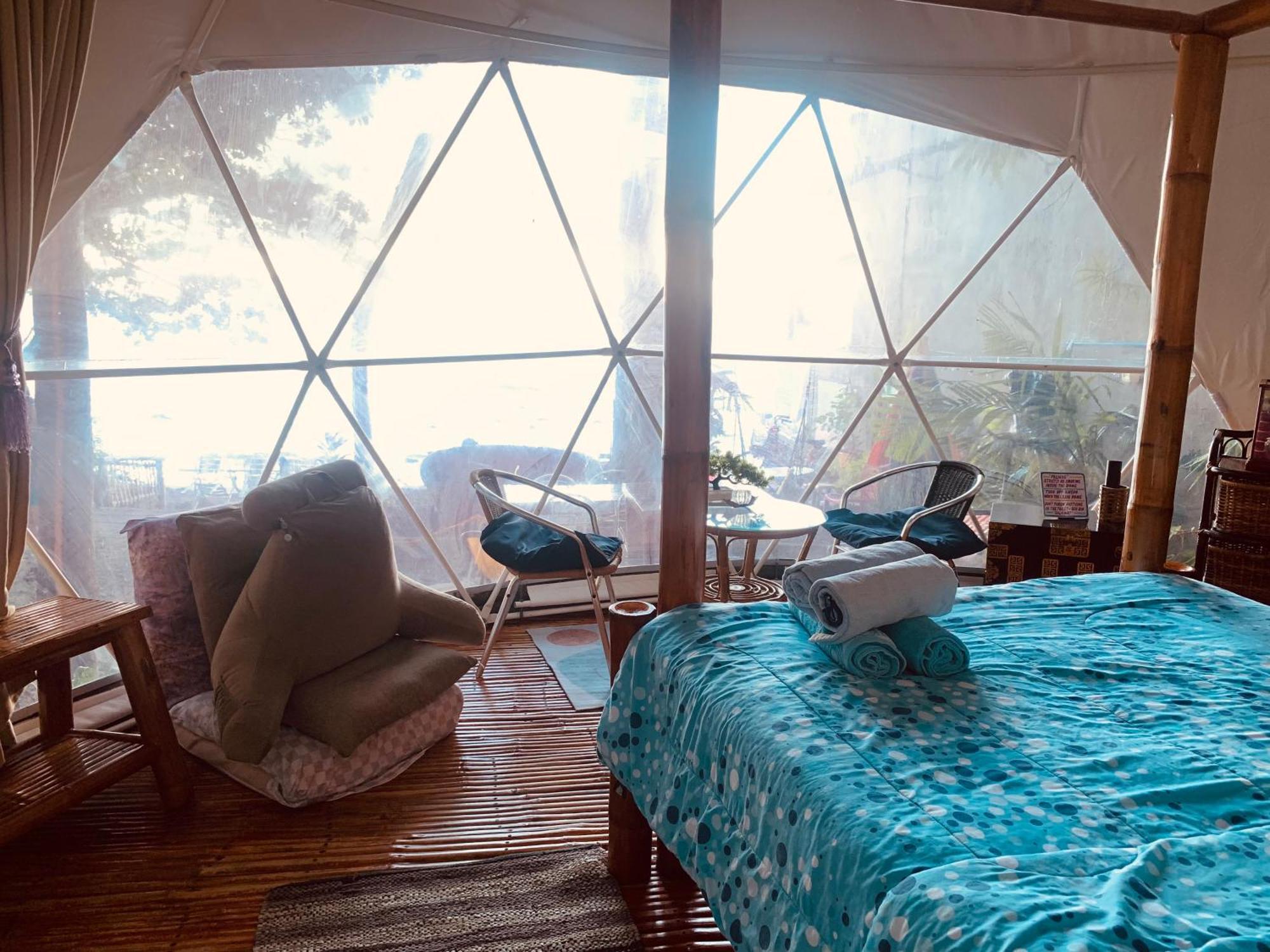 Glamping Dome Dauin Beach + Dive Resort Exterior foto