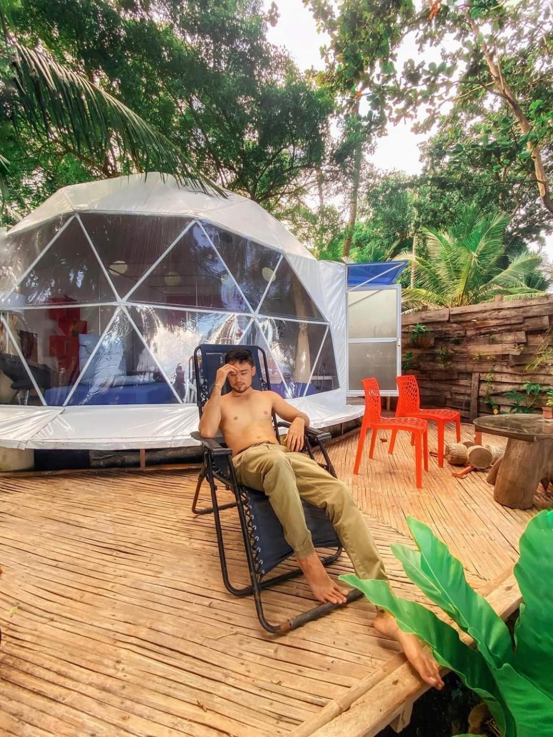 Glamping Dome Dauin Beach + Dive Resort Exterior foto