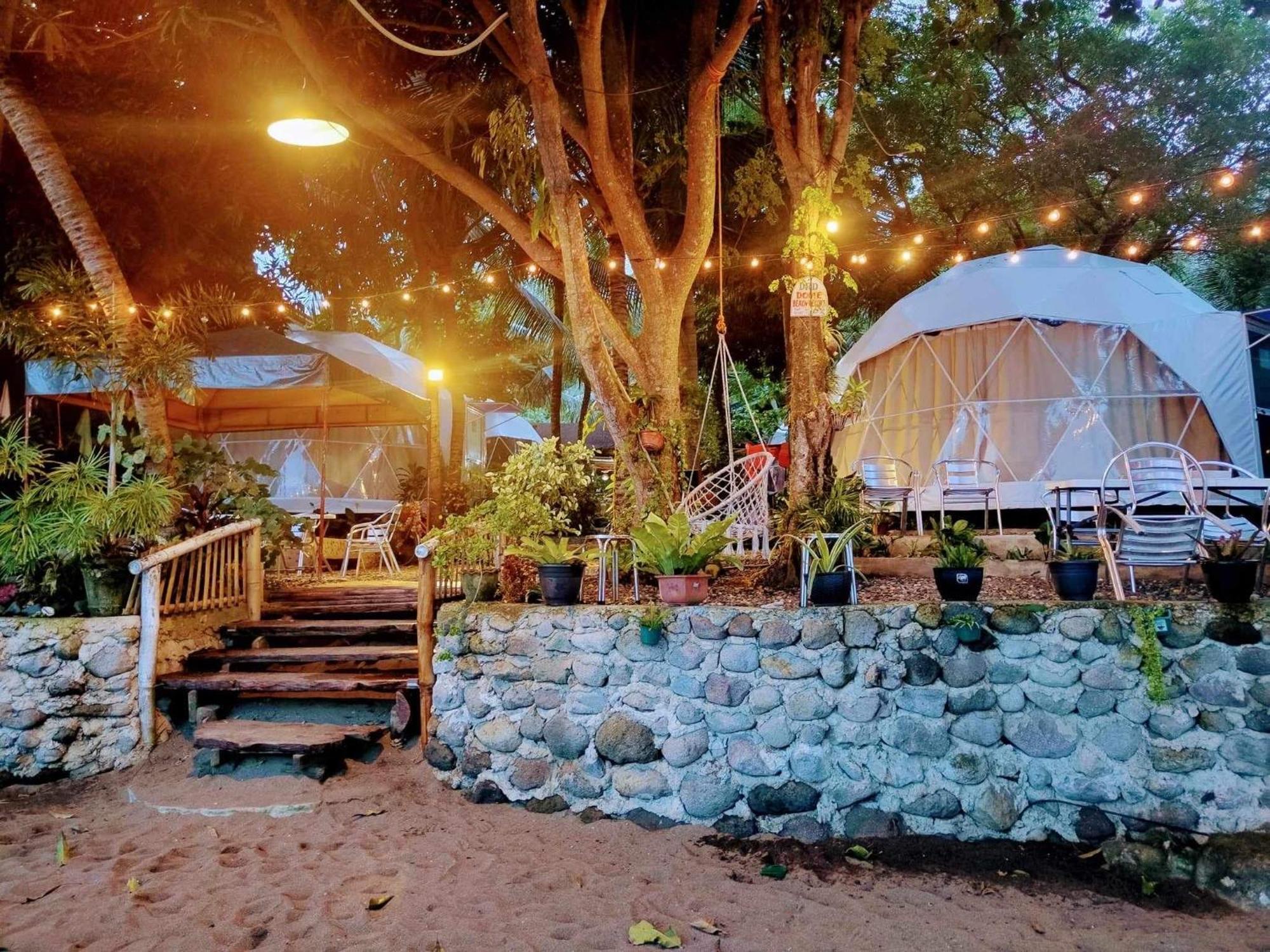 Glamping Dome Dauin Beach + Dive Resort Exterior foto