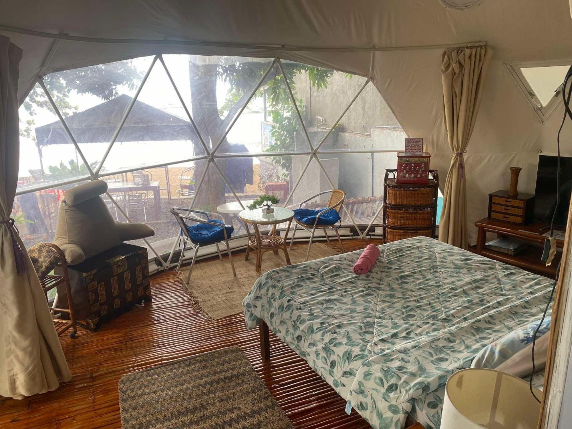 Glamping Dome Dauin Beach + Dive Resort Exterior foto