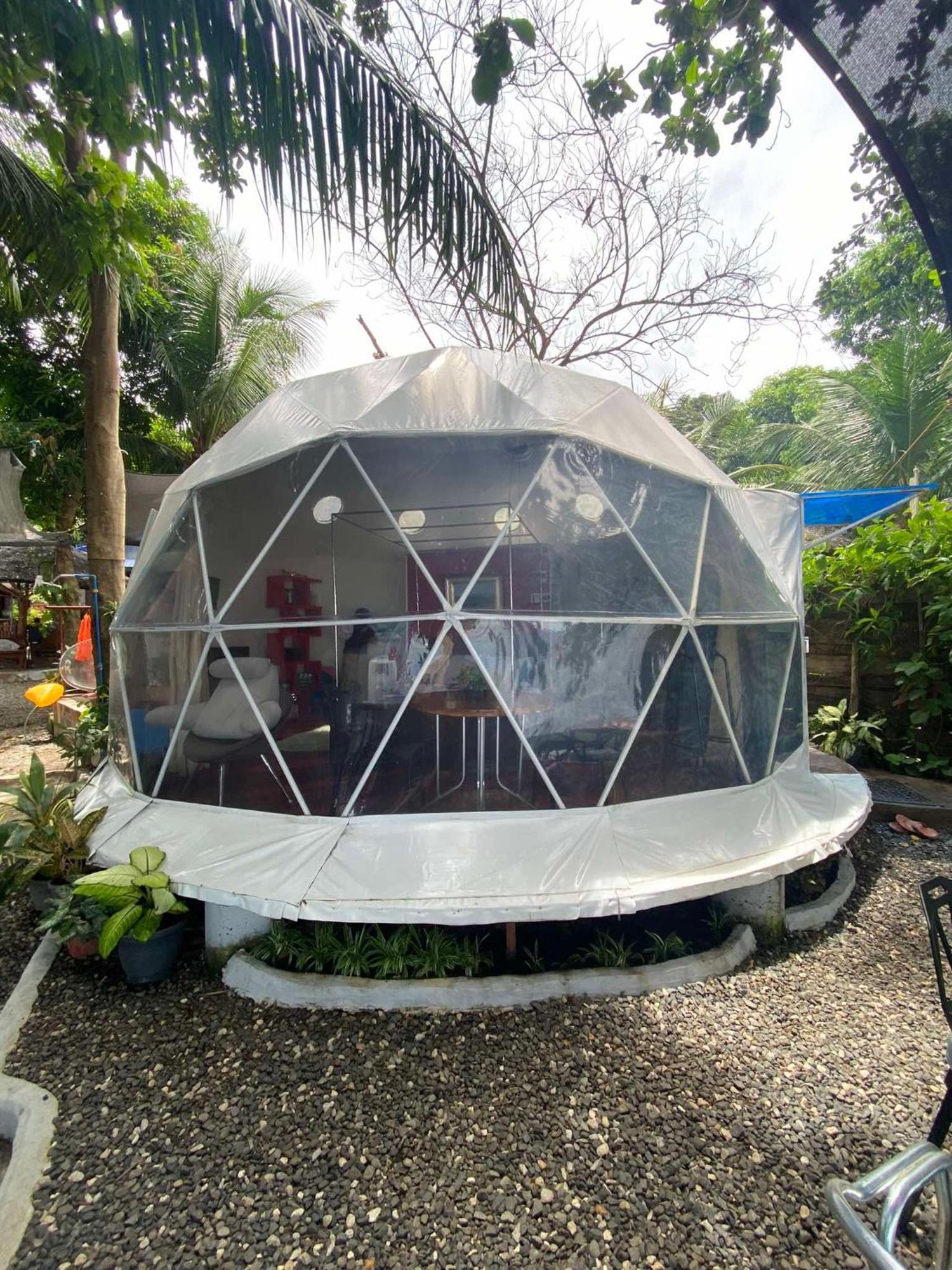 Glamping Dome Dauin Beach + Dive Resort Exterior foto
