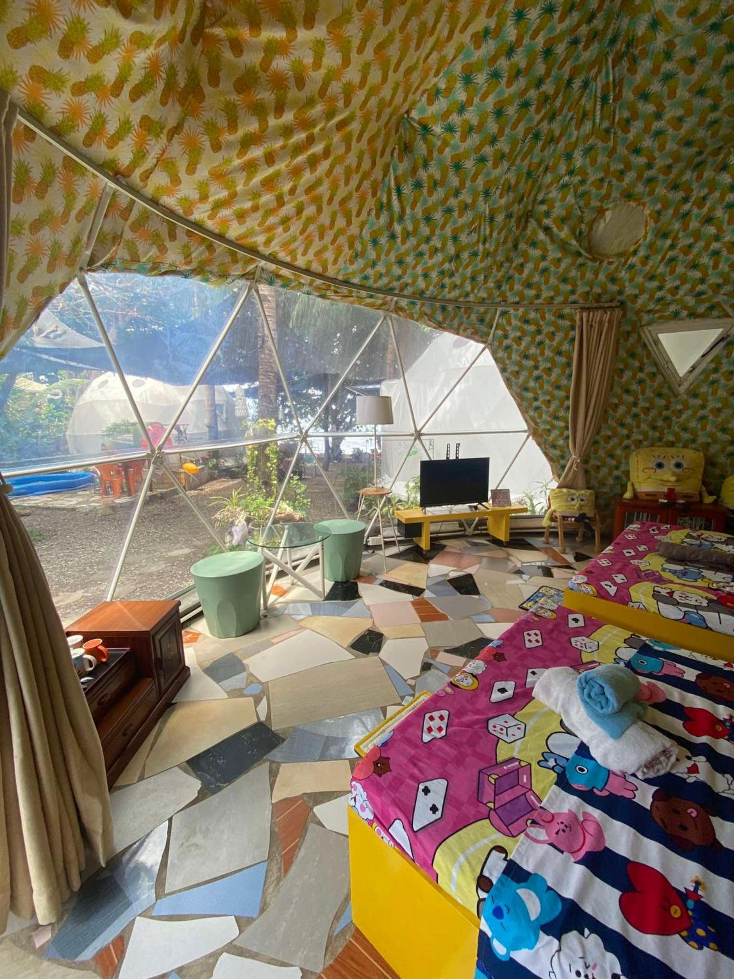 Glamping Dome Dauin Beach + Dive Resort Exterior foto